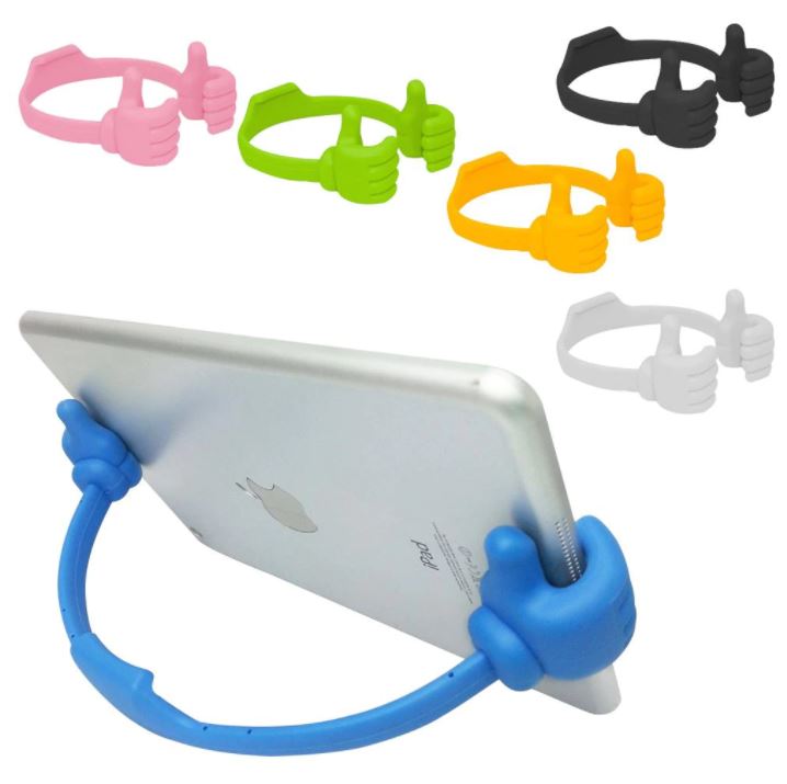 SOPORTE EXHIBIDOR PARA TELEFONIA CELULAR, FLEXIBLE, CON FORMA DE MANOS