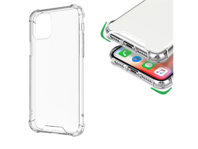 CASE TRANSPARENTE REFORZADO PARA IPHONE X / XS