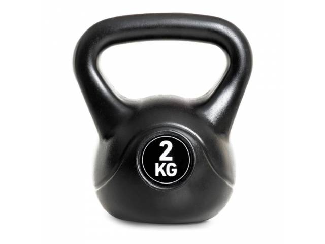 Pesa Rusa Recubierta PVC 2Kg Negro (ARG-KET-002) Randers