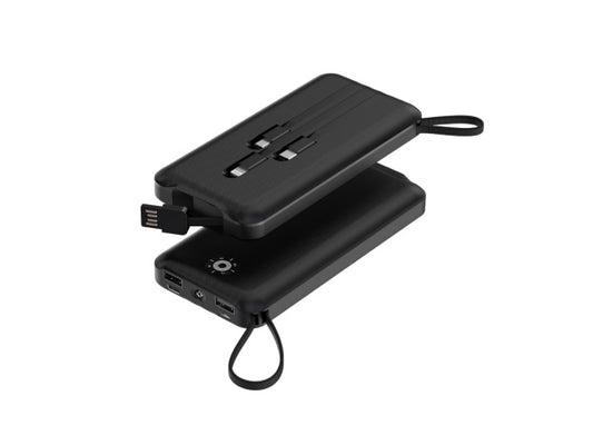 ZEQI POWER BANK CON CABLES DE CARGA (10000MAH) MODEL: ZE-X33