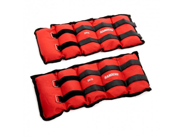 Par de Tobipesas 3Kg Rojo