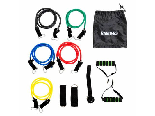 Set de Bandas Elásticas Tubo de Resistencia c/Bolso