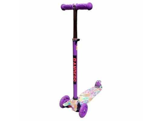 Monopatin para Niños 3 Ruedas (ROD-8800) Ruedas c/Luces Lila Tinok